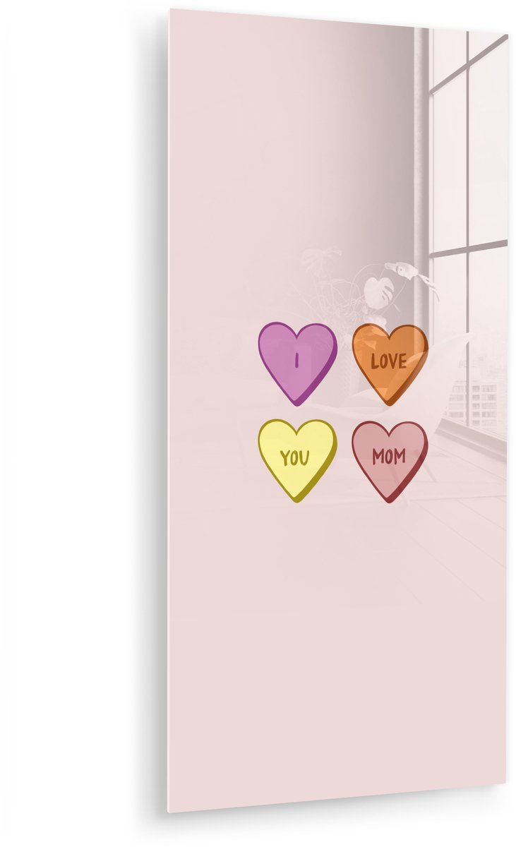 Hartjes - Pastel - Liefde - Moeder