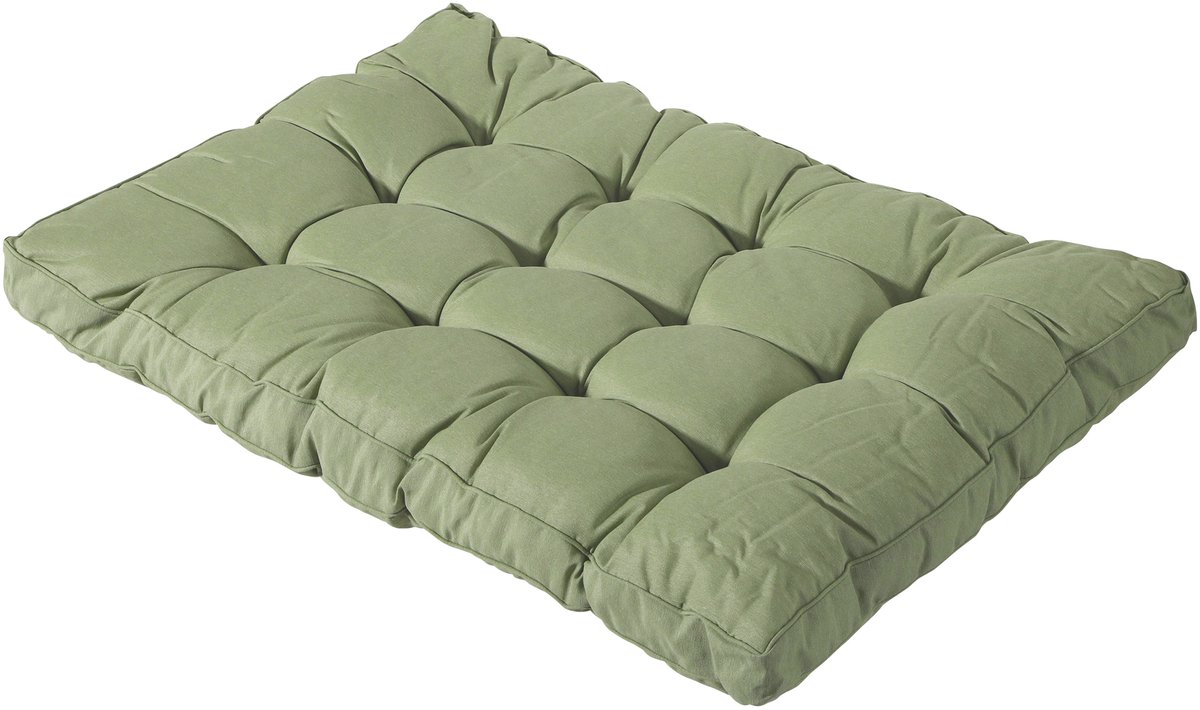 Madison - Palletkussen - Loungekussen - Zitkussen - 120x80cm - Florance Sage Groen - Tuinkussen
