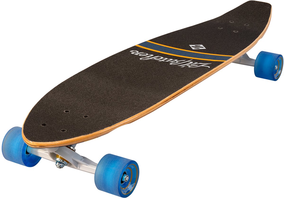 Street Surfing Cut Kicktail Longboard - 36 Inch - Cruiser - 8-Laags Maple - ABEC 9