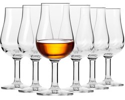 KROSNO | Whisky Proefglazen | Set van 6 - 100ml | Epicure Collectie | Perfect voor thuis, restaurants en feesten | Vaatwasserbestendig Image