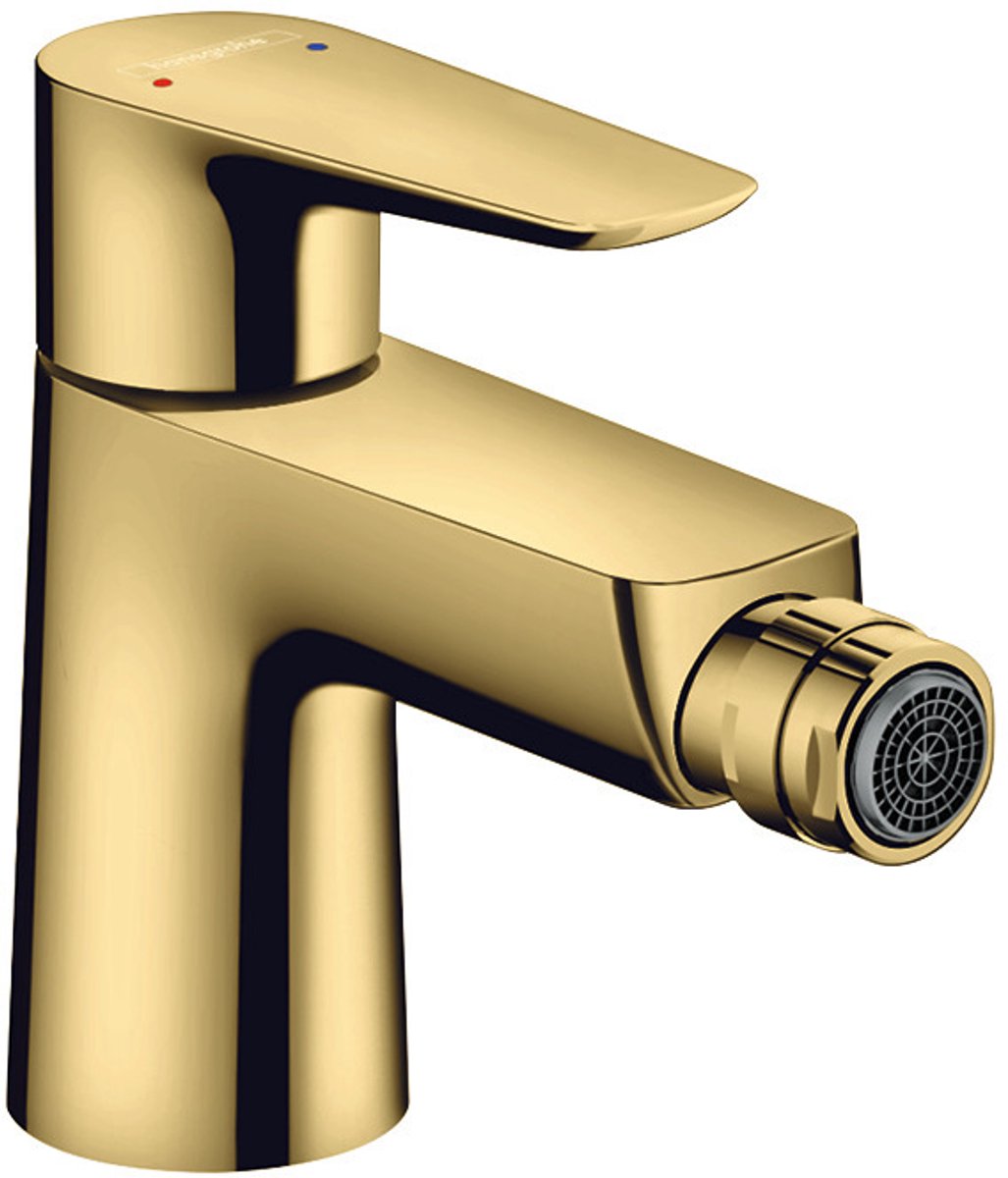 Hansgrohe Talis e 1 greeps bidetmengkraan - met wastegarn. - goud