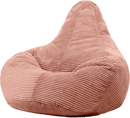 Foto: Icon dalton zitzak fauteuil gaming ribfluweel oud roze