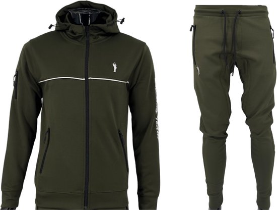 Hitman - Survêtement Homme - Jogging Suit Homme - Cadeau pour Homme - Vert - Taille L