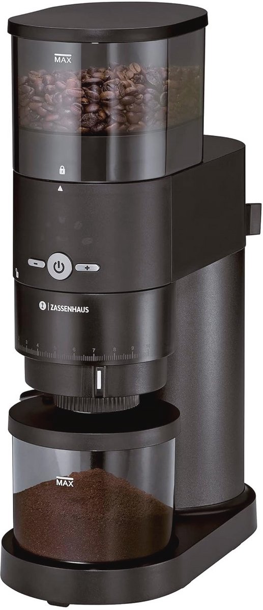 Elektrische Koffiemolen met Kegelmaalwerk en 10 Maalgraadinstellingen
