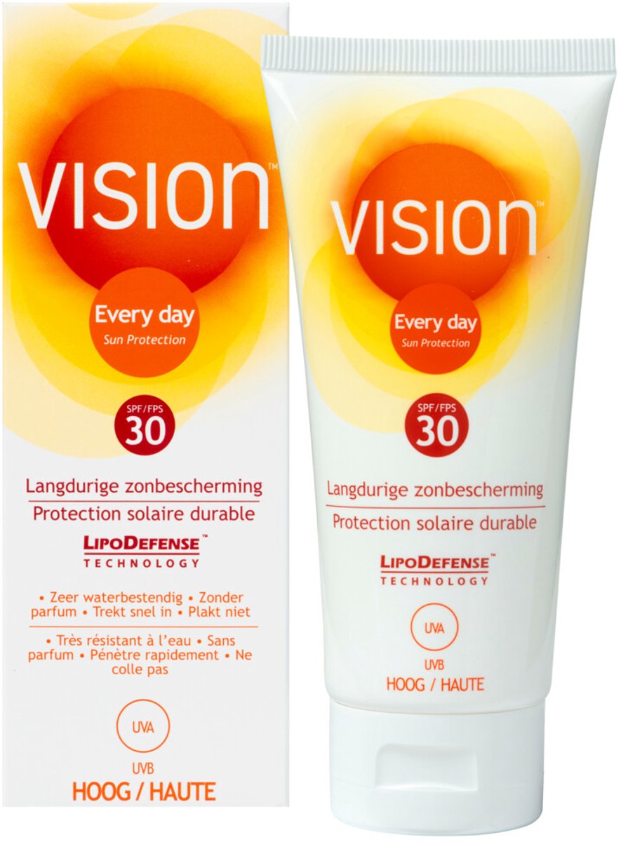 Vision Zonnebrand Every Day Sun SPF 30 - 2 x 90 ml - Voordeelverpakking