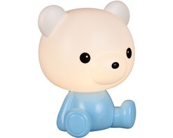 REALITY CUTIE - Tafellamp - Baby of Kinderkamer - Blauw - incl. 1x SMD 0,3 W - AAN/UIT touch - RGB-kleurenwisselaar - USB-aansluiting
