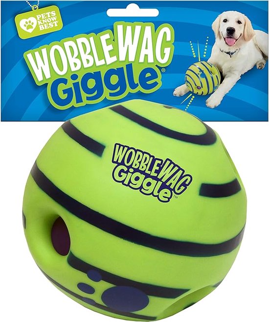 Pet’s Know Best Wobble Wag Giggle Ball – interactief – met geluid
