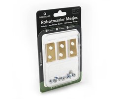 To the South® Robotmaaier Mesjes titanium geschikt voor Robomow RK3000 Pro - 16 stuks