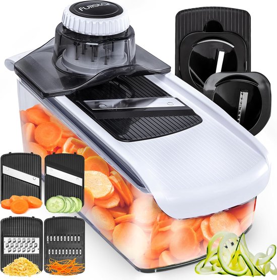 Eation® Multifunctionele Groentesnijder met Glazen Ovenschaal