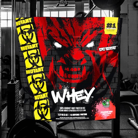Mutant Whey - Eiwitpoeder / Eiwitshake - 2270 gram - Aardbei — afbeelding 3