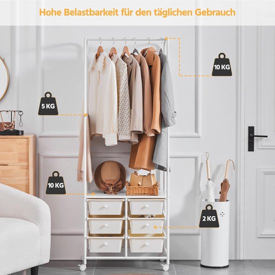 Dressboy - Kledingstandaard - Kledingrek - Kledingstang - Metaal - Zwa Dressboy - Kledingstandaard - Kledingrek - Kledingstang - Metaal - Zwa
