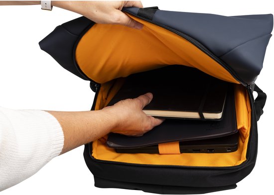 Exacompta Sac à dos ordinateur Exactive Young 2 compartiments - Ardoise - 17536E