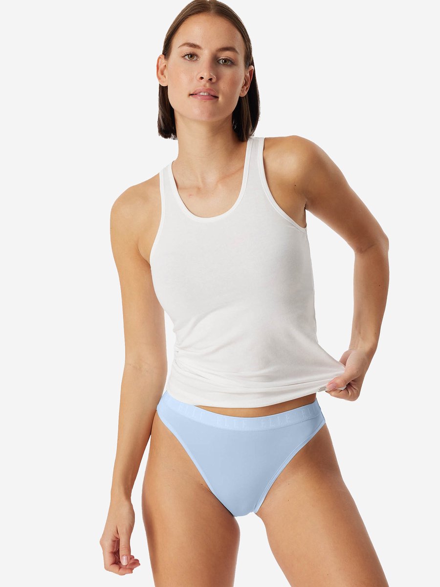 ELLE Slip High Leg - ELLE LOGO