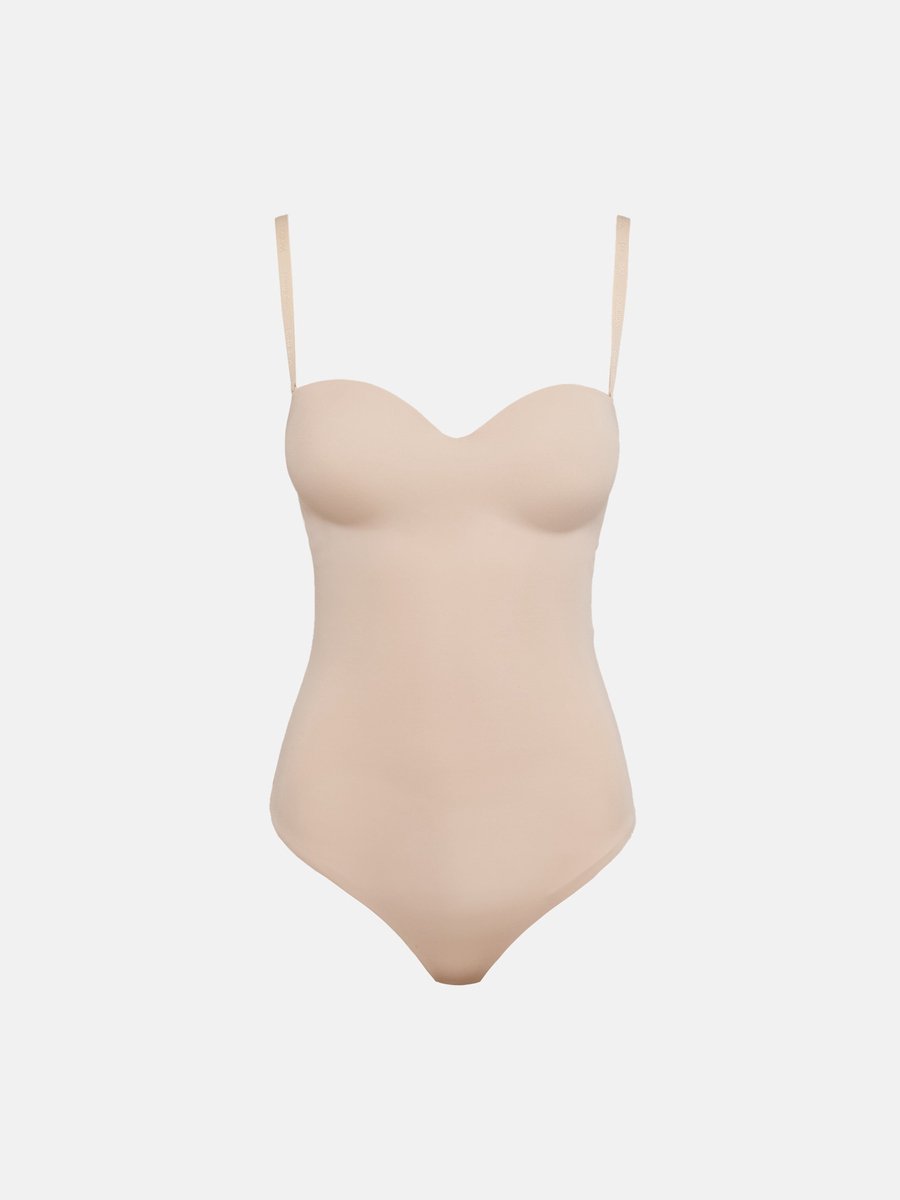 WOLFORD Mat De Luxe Forming String Body Dames - Topjes - Beige - Maat XS-B