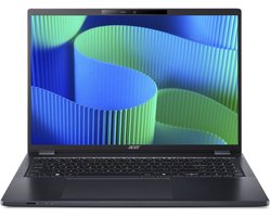 "Acer TravelMate P4 16 TMP416-53-TCO-720J Intel Core Ultra 7 155U Laptop 40,6 cm (16"") WUXGA 32 GB DDR5-SDRAM 512 GB SSD Wi-Fi 6E (802.11ax) Windows 11 Pro Blauw"