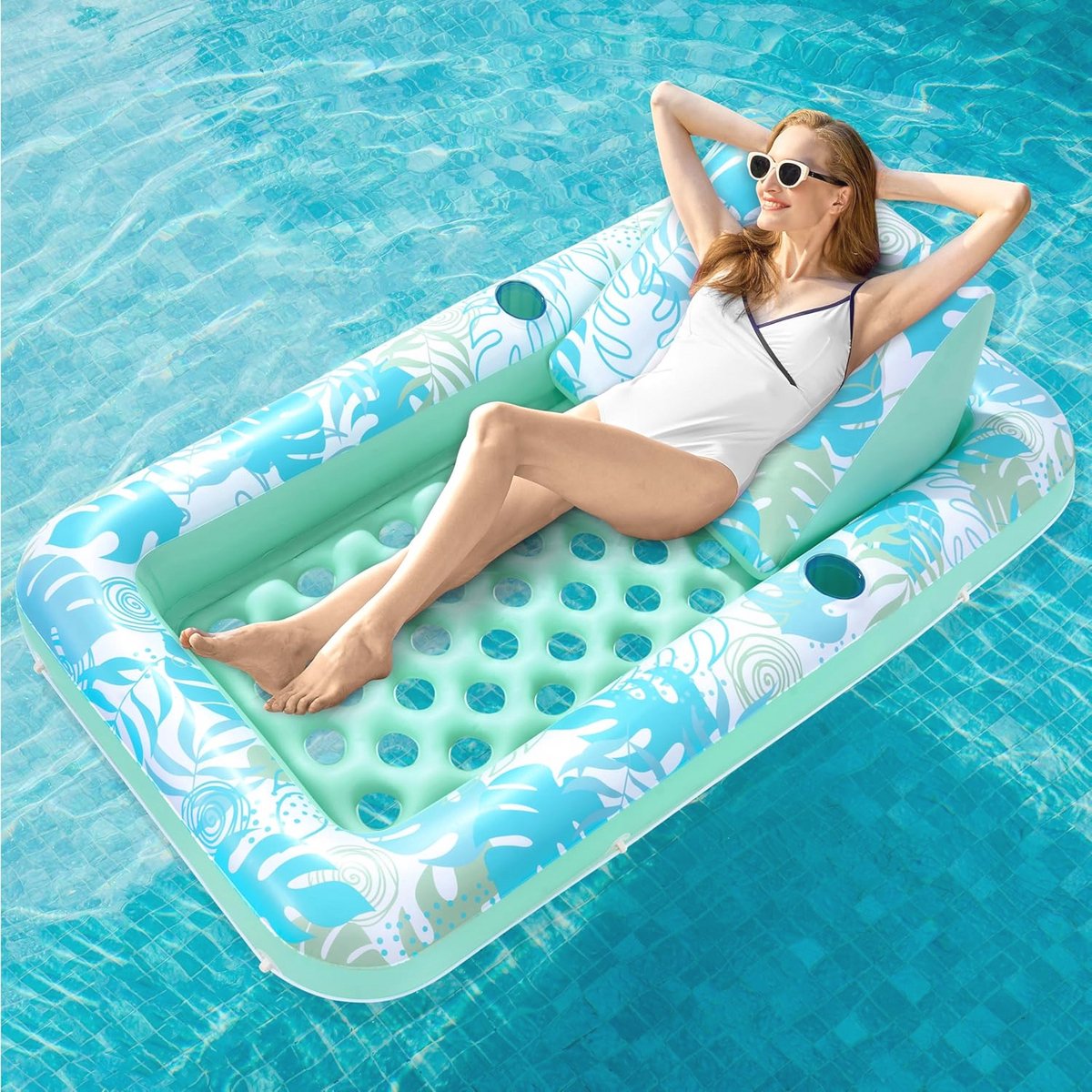 Sloosh 72x38/180x95 cm Luftmatratzte Pool für Erwachsene