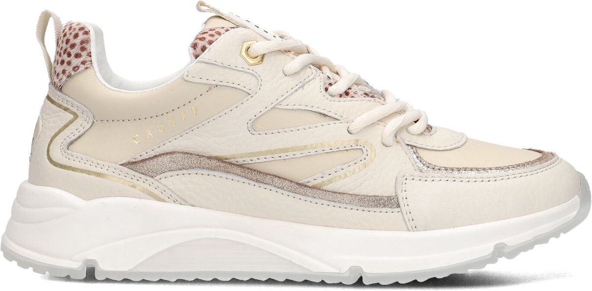 CRUYFF JUNIOR Madina Sneakers Meisjes - Leren Sneaker - Beige - Maat 34