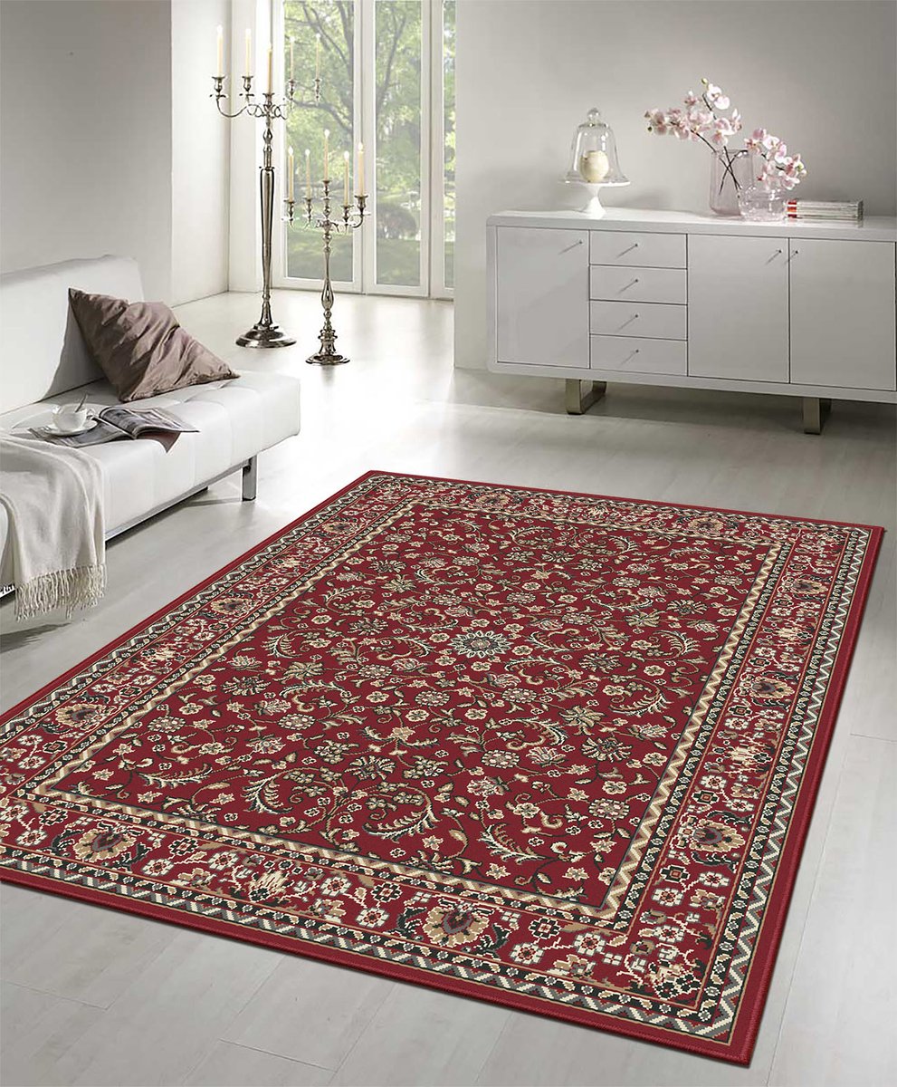 Muratap Klassiek Rood Oosters Vloerkleed – Nain Collectie - Traditioneel Vintage Tapijt- 140x200 CM