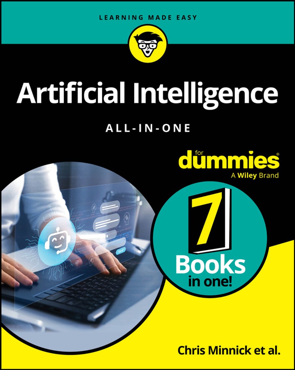 Omslag van Artificial Intelligence All-in-One For Dummies
