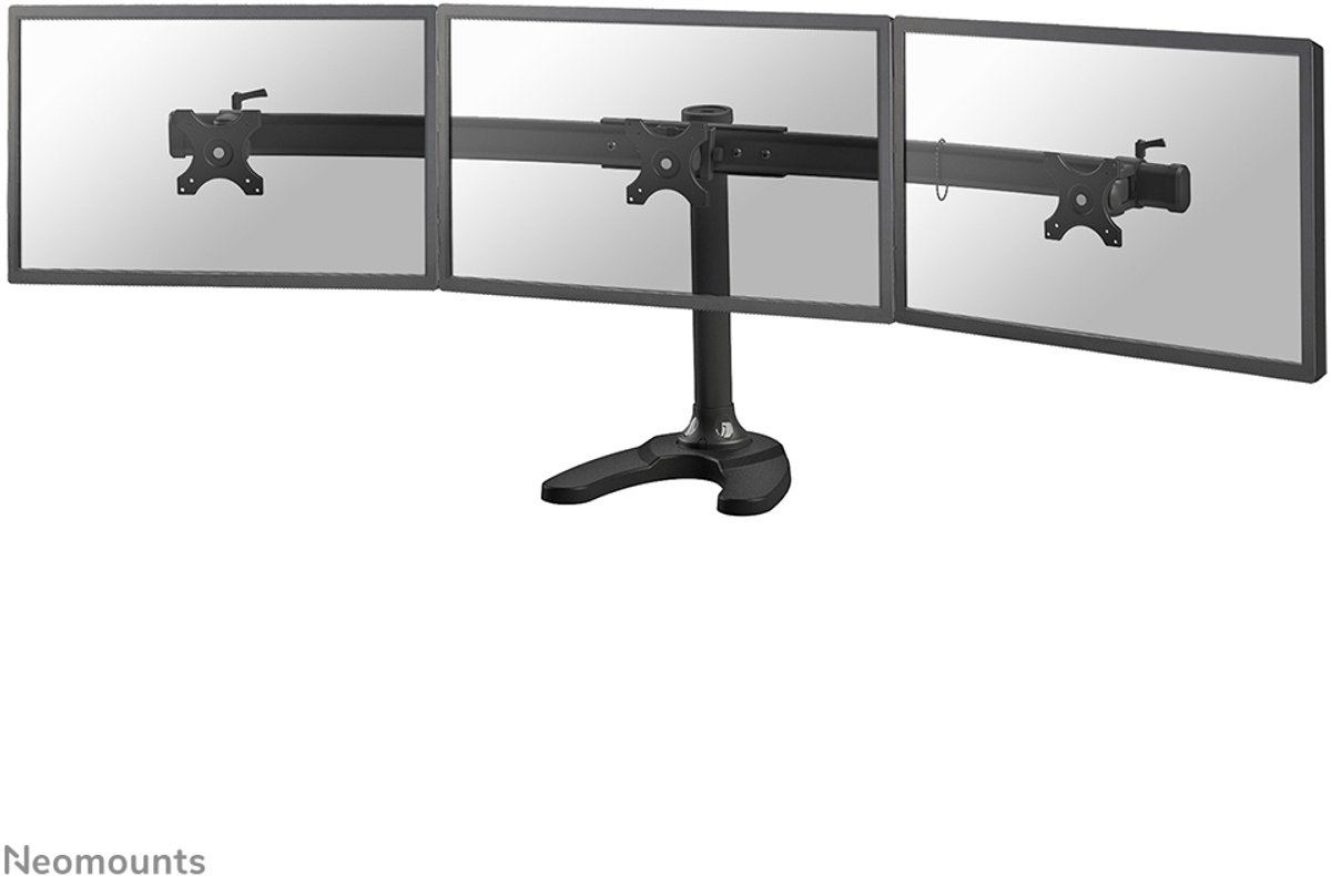 Newstar FPMA-D700DD3 Black Triple Monitor Beugel