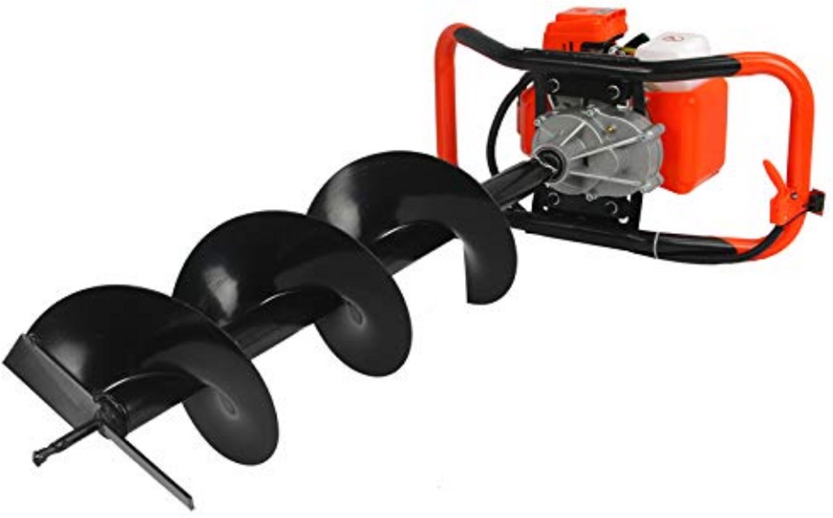 ZRSS® Grondboor benzine - Palenboor - Meerdere boordiameters - 2-takt motor