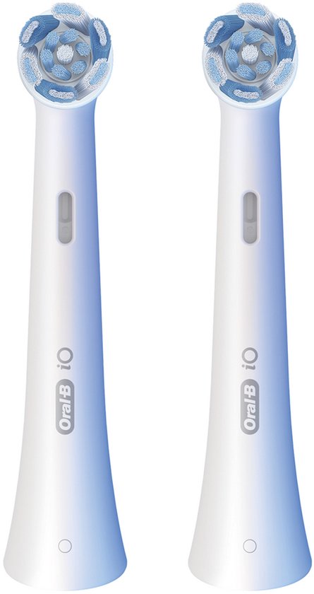 Oral-B iO Ultimate Clean Originele Opzetborstels - CrissCross borstelharen - 2 stuks - Wit