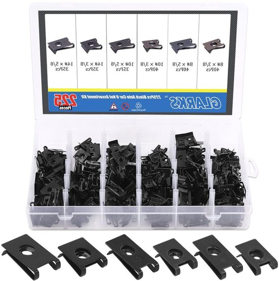 SURENHAP Rondelles de blocage des dents 280pcs Attache de rondelle de