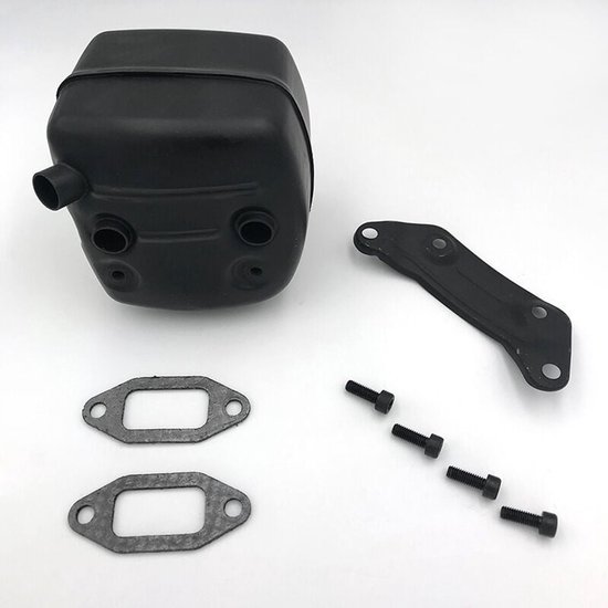 Geschikt voor Uitlaatdemperset voor Husqvarna 371 372XP 385 390XP-serie, uitlaatdemperkoelplaat, kettingzaagaccessoireonderdelen van Remmkoo — afbeelding 2