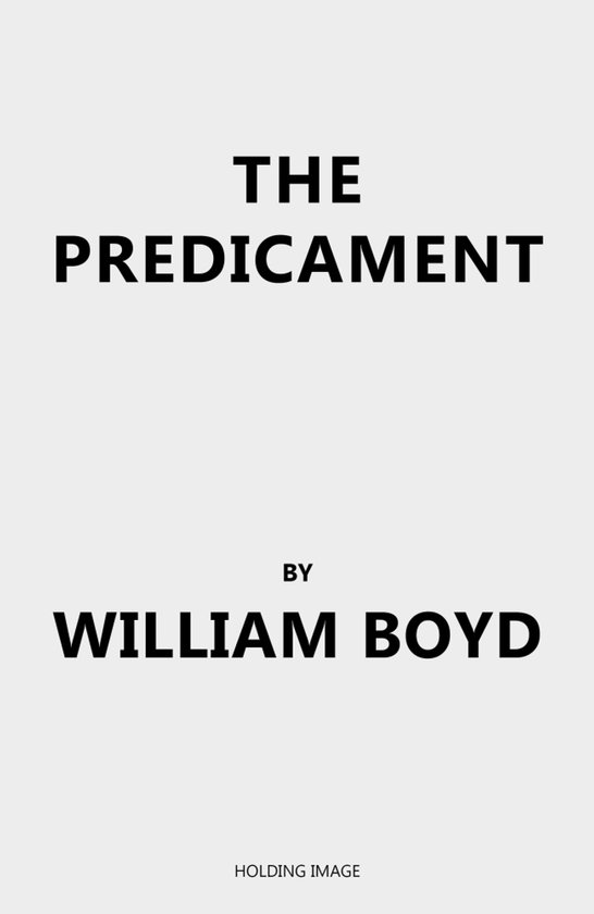 The Predicament - cover