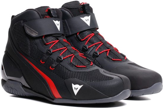 Chaussures Moto Dainese Herian Air Zwart Lava Rood - Taille 41 - Botte
