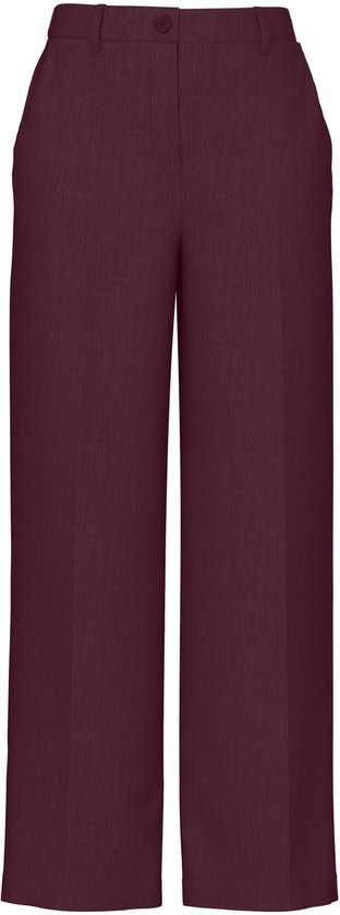 Pieces Broek Pckamil Hw Wide Pant Noos Bc 17155335 Tawny Port Dames Maat - W32 X L32