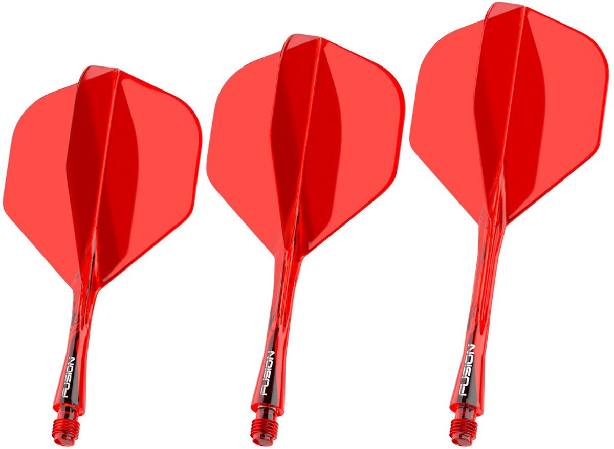 Winmau Fusion Red NO2 - Dart Flights Short