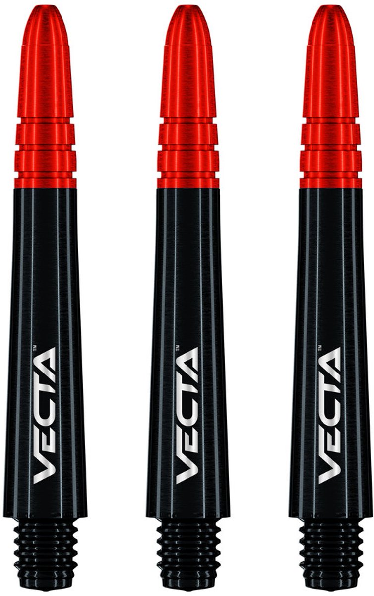 Winmau Vecta Black Red - Dart Shafts Medium