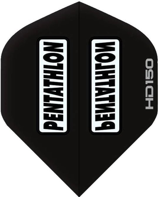 Pentathlon HD 150 - Black - Dart Flights van Pentathlon — afbeelding 2