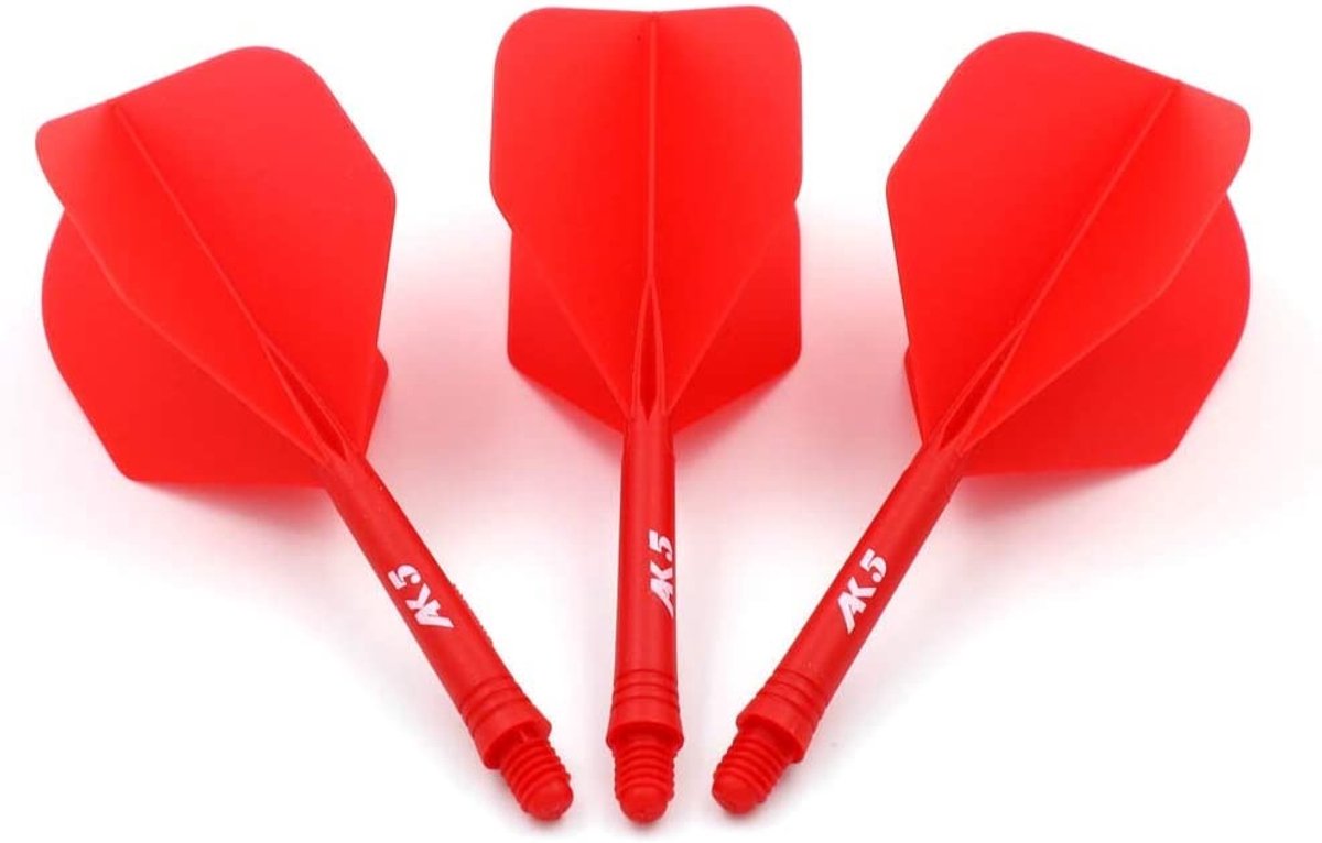 Cuesoul - Tero Flight System AK5 Rost Standaard - Red - Dart Flights M