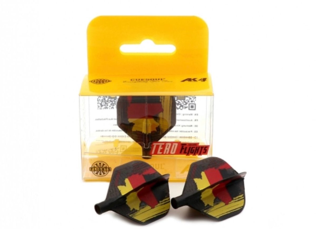Cuesoul - Tero Flight System AK4 - German Flag Standard - Dart Flights