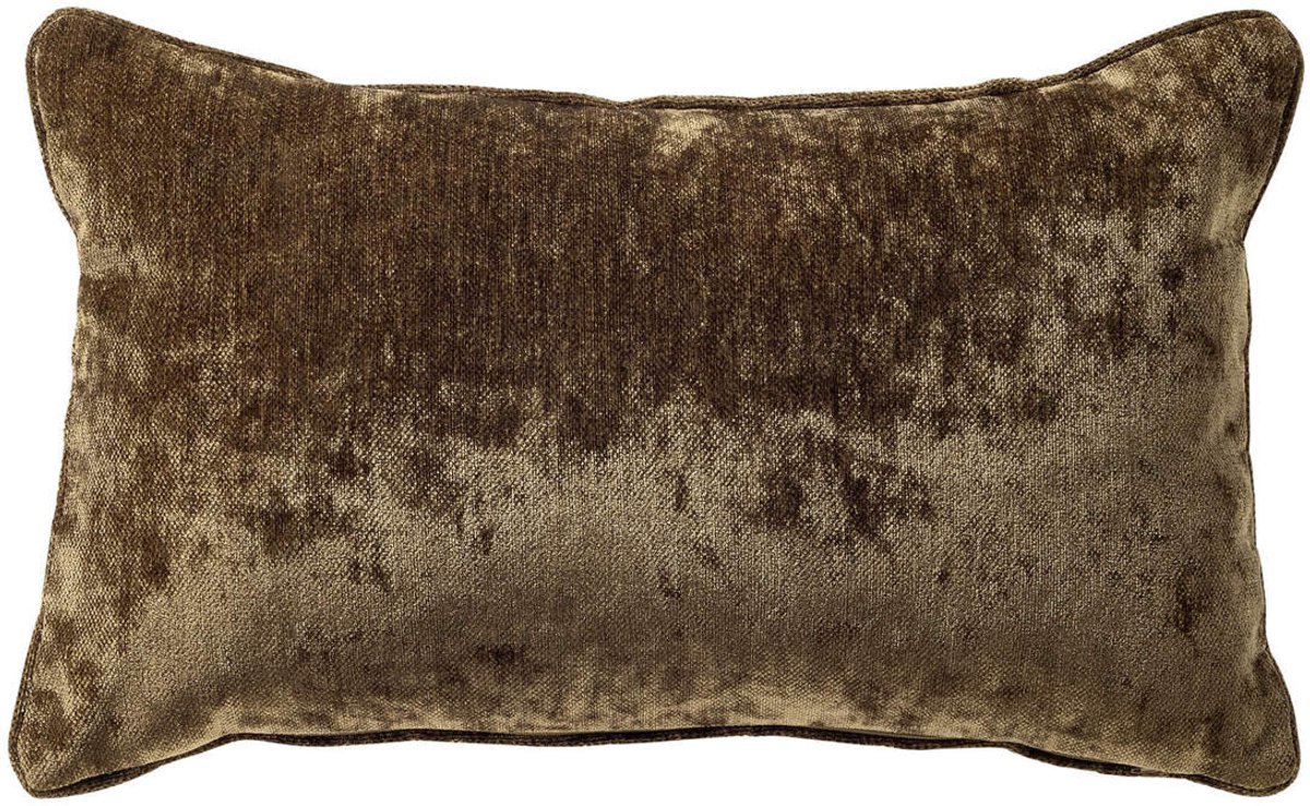 Dutch Decor LEWY - kussenhoes 30x50 cm - glansvelours - Military Olive - groen - met rits - zonder binnenkussen Olijfgroen