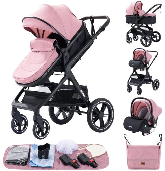 Rustive Luxe Kinderwagen 3 in 1 - (EAN: 8721284703150) - Rustive - €194,95