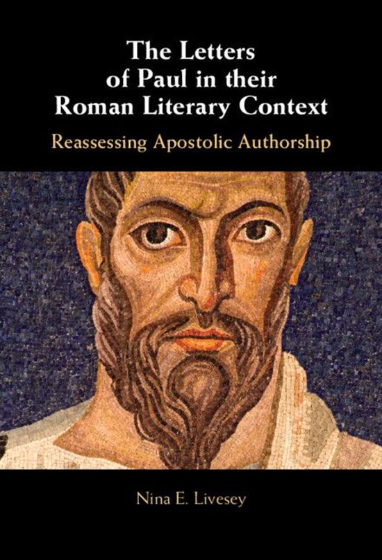 The Letters of Paul in their Roman Literary Context - cover