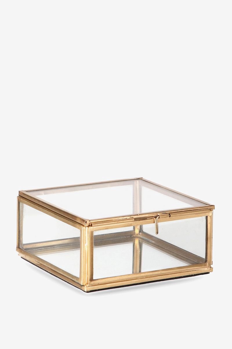 Sissy-Boy - Gouden glazen box vierkant