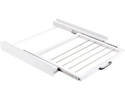 Bodo® Stapelkit - Tussenstuk met Handdoekhouder - Wasmachine en Droger - Wit