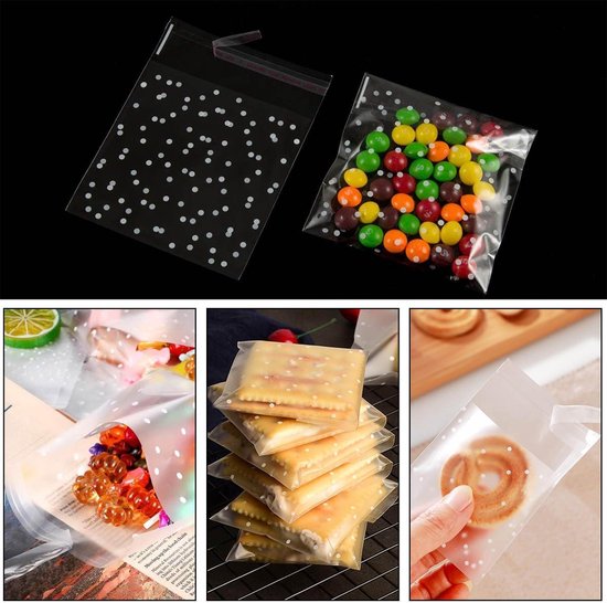 Zelfklevende Plastic Zak met Plastic Zak 6,5x17cm G-160 (100 Stuks