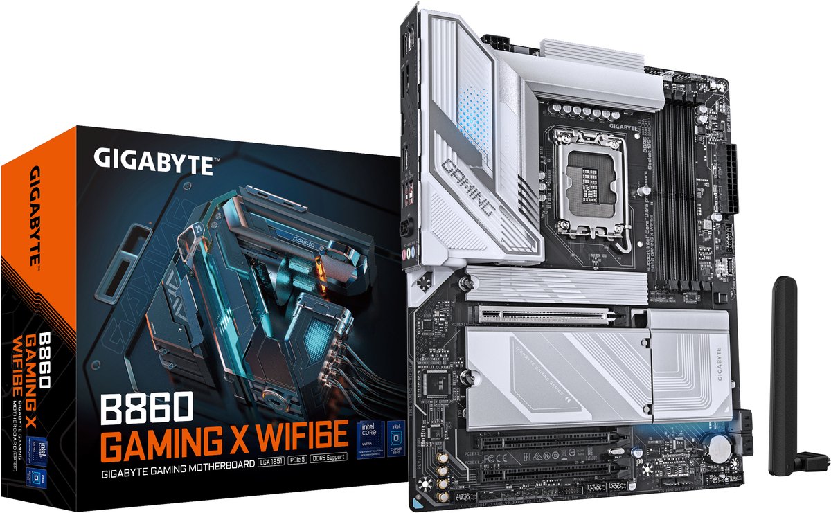GIGABYTE B860 GAMING X WIFI6E moederbord