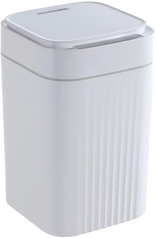 SIC Automatische vuilnisemmer, klein, 16 liter, badkamer, keuken, intelligente elektrische vuilnisemmer, intelligente vuilnisemmer, geurloos, vuilnisemmer met bewegingssensor