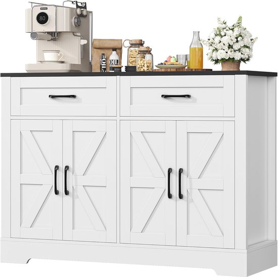 SoBuy Keukenkast Sideboard Dressoir met magnetronvak (6 cm SoBuy Keukenkast Sideboard Dressoir met magnetronvak (6 cm