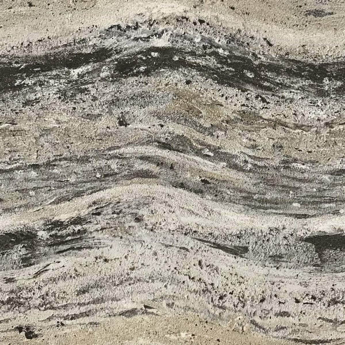 Modern Glinsterend Behang - Luxe Industrieel Behang voor Woonkamer en Slaapkamer met Textuur (Beige, Grijs, Metallic Goud)