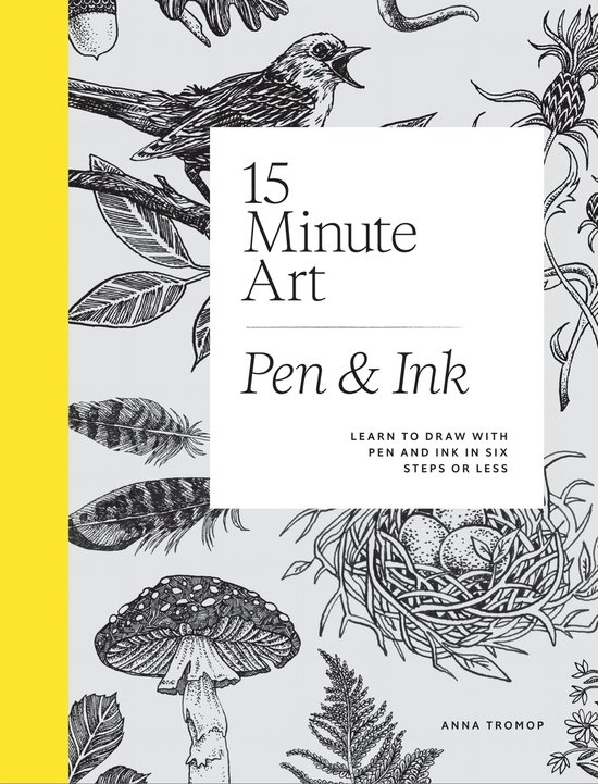 15-Minute Art Pen & Ink - cover