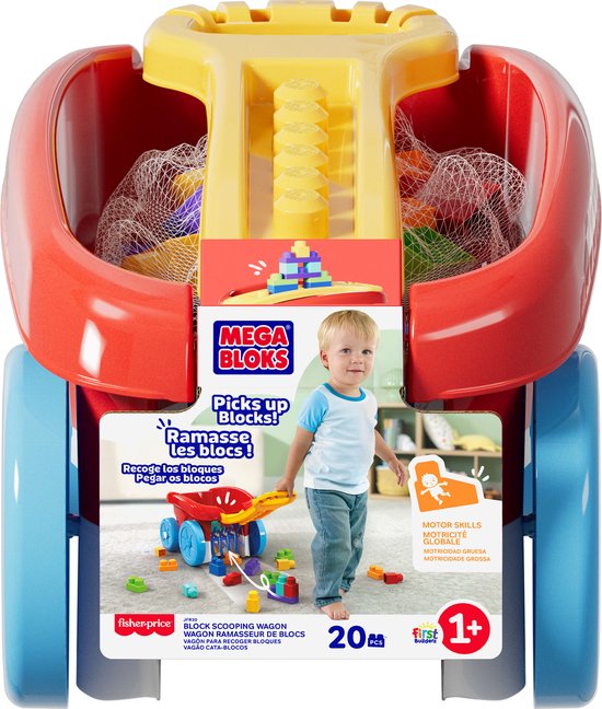 Mega Bloks Blokkenschepwagen - Constructiespeelgoed