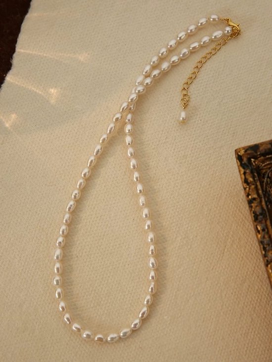 Collier de perles intemporel avec fermoir OT