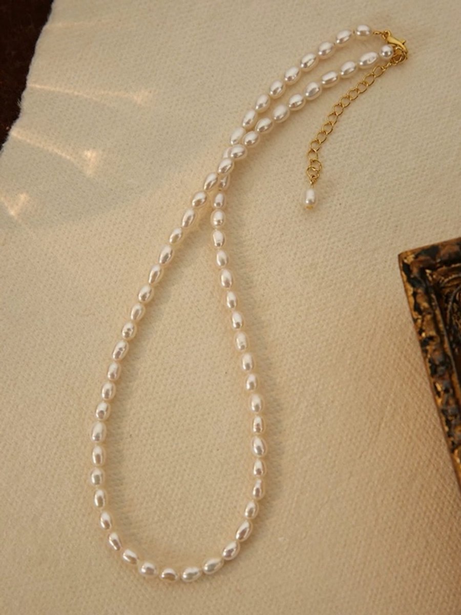 Tijdloze Parelketting met OT-sluiting